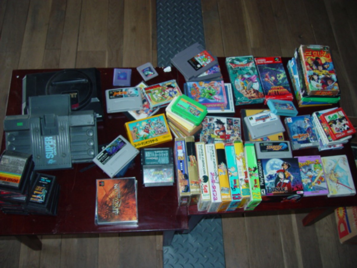 Caisse de jeux japonais