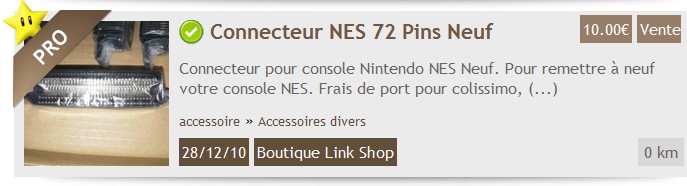 Mise en avant Annonce