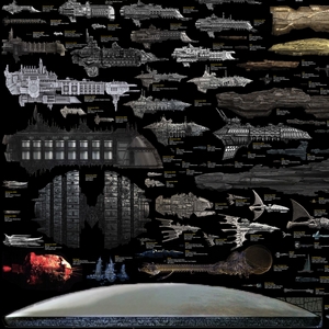 Comparaison de taille des vaisseaux spatiaux