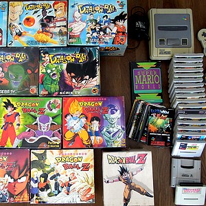 lot super nes vhs dragon ball z