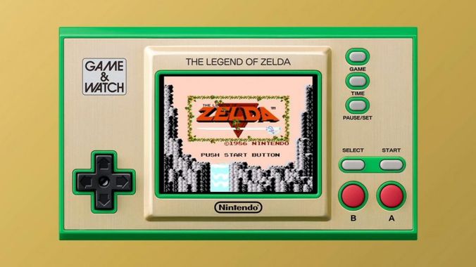 game and watch the legend of zelda nes